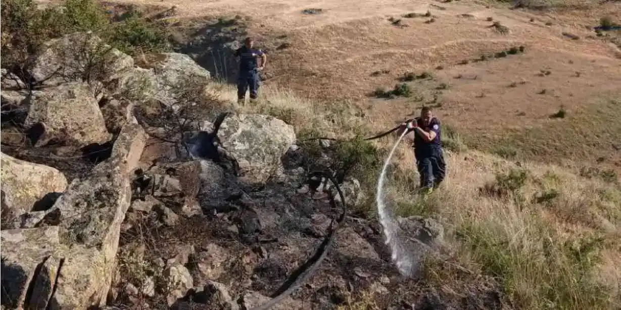 Eskişehir'deki orman yangınına müdahale sürüyor