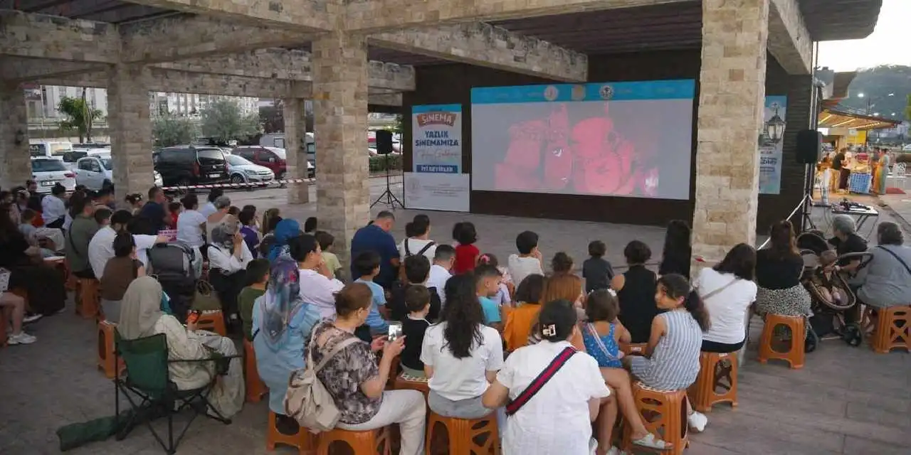 Giresun’da yaz akşamları sinema keyfi
