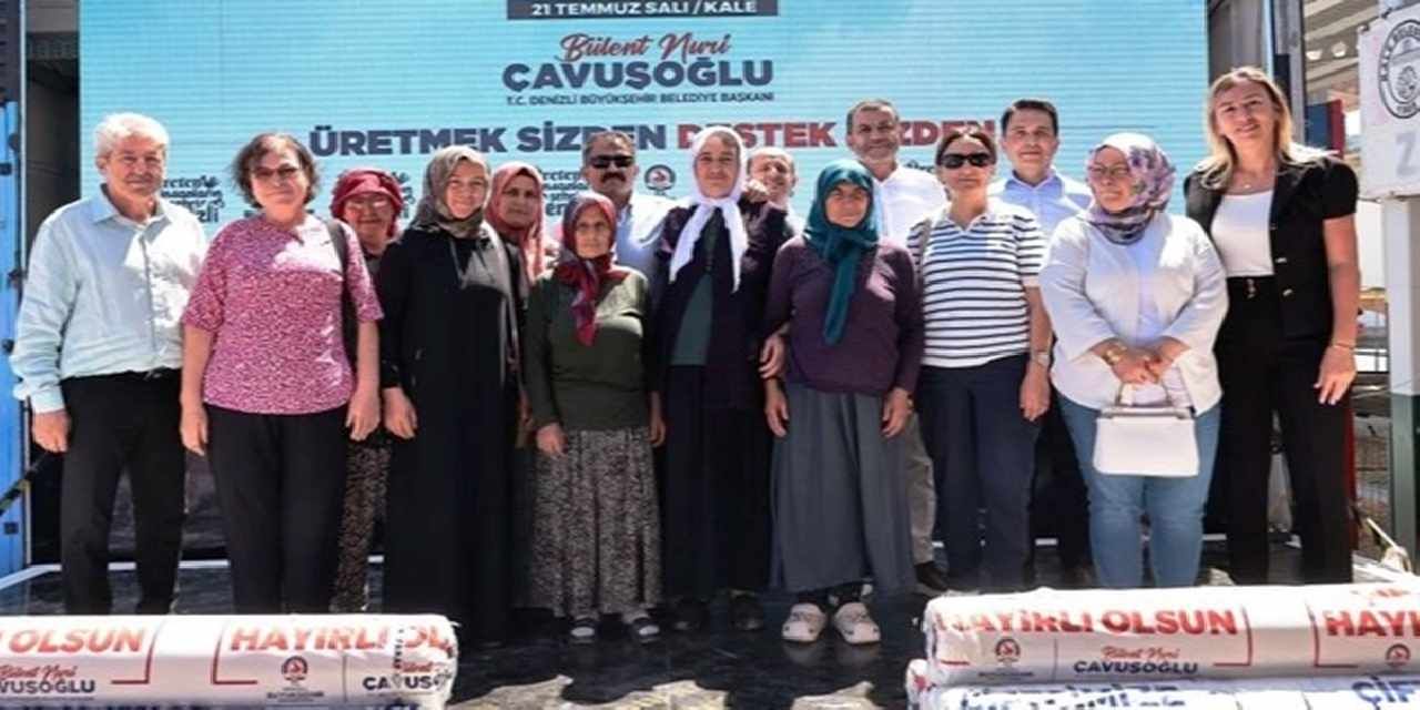 Denizli Büyükşehir’den üreticiye büyük destek