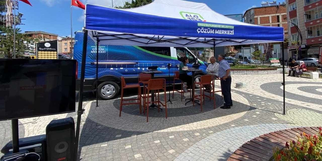 Ordu Büyükşehir’den Korgan’da yerinde çözüm