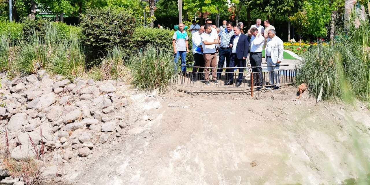 Manisa'da Başkan Dutlulu, çalışmaları yerinde inceledi