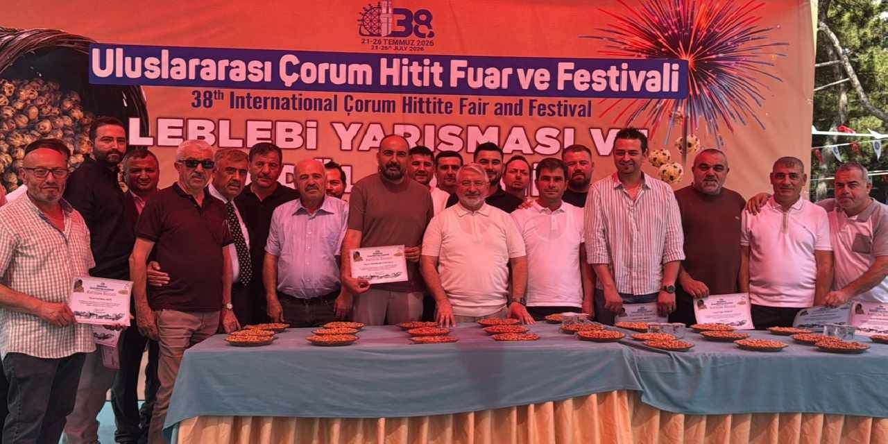 Çorum’da leblebi yarışması renkli geçti