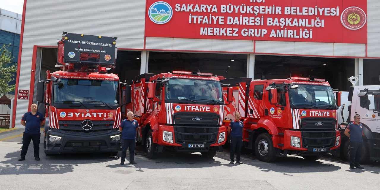 Sakarya İtfaiye Teşkilatı'nın yeni güçleri
