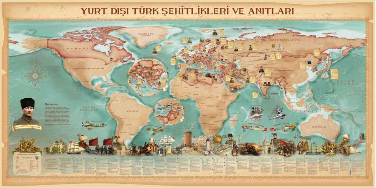 MSB'den dijital şehitlik haritası... 48 ülkedeki 172 şehitlik ve anıt tek platformda
