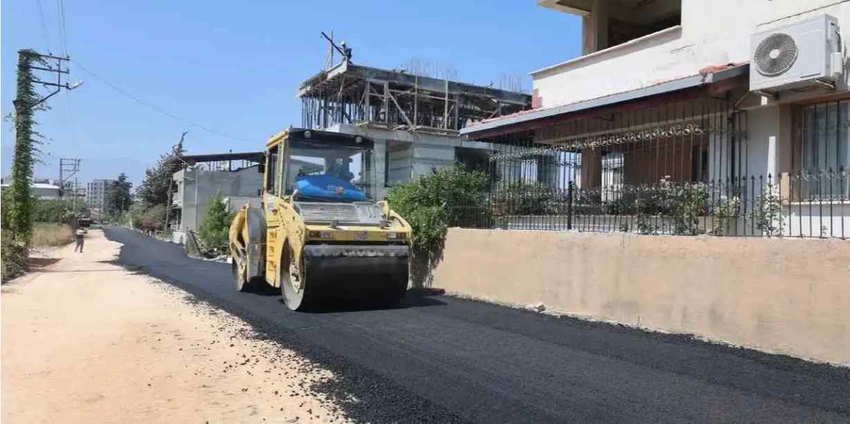 Hatay Büyükşehir'den asfalt çalışması