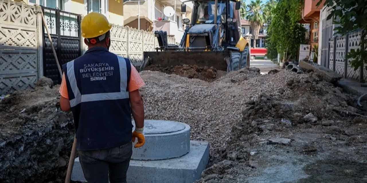 SASKİ, İstiklal Mahallesi’nin yağmur suyu altyapısını güçlendiriyor