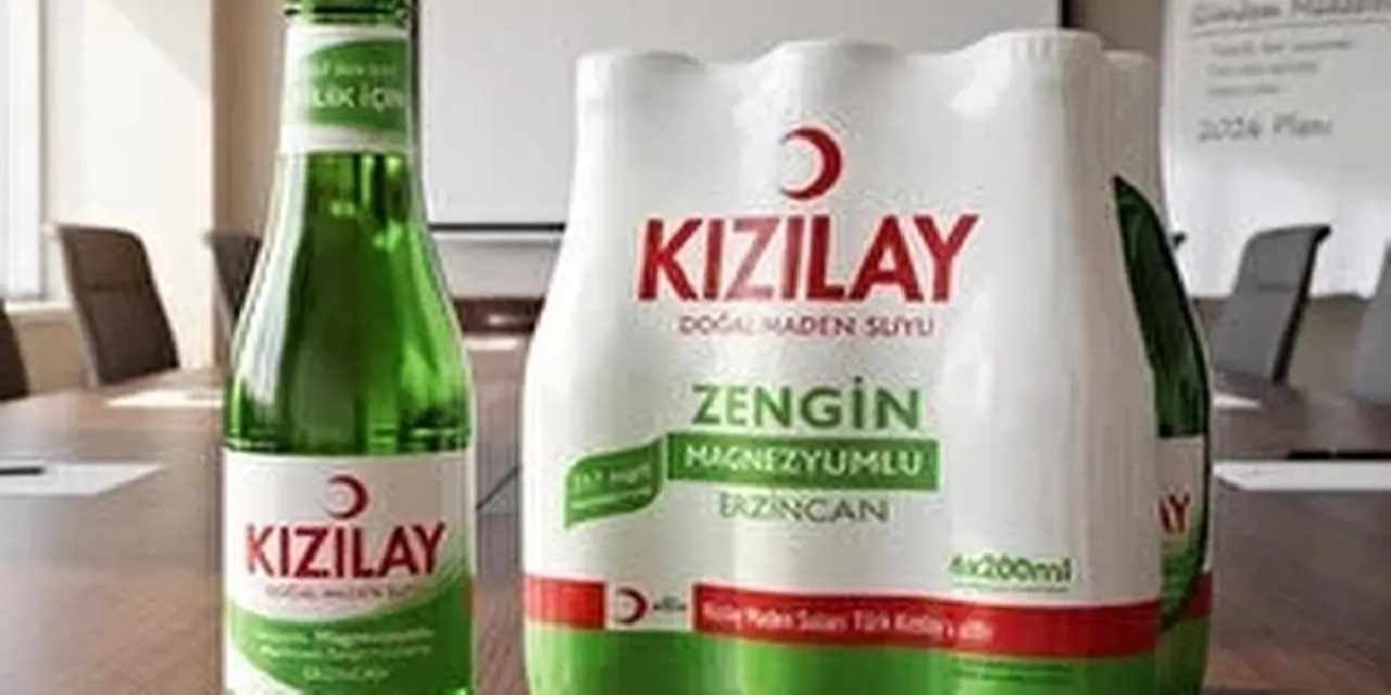 Kızılay maden suyu şoku! Raflardan toplatılıyor