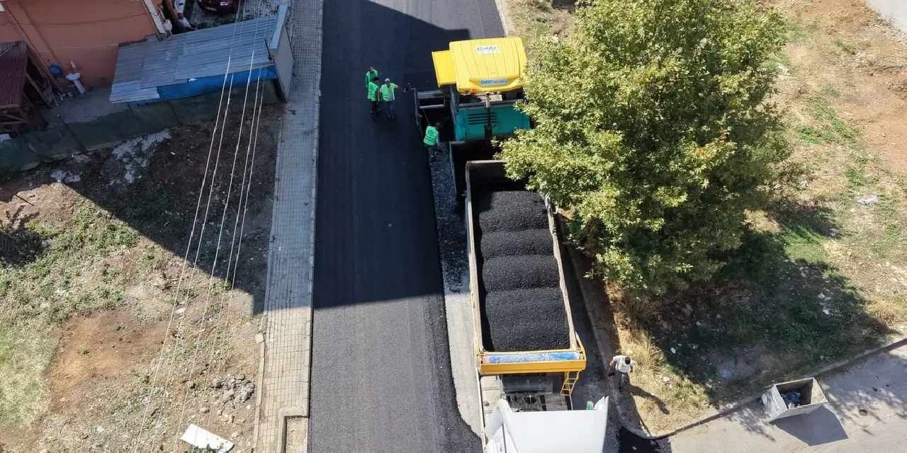 Gebze yolları yenileniyor