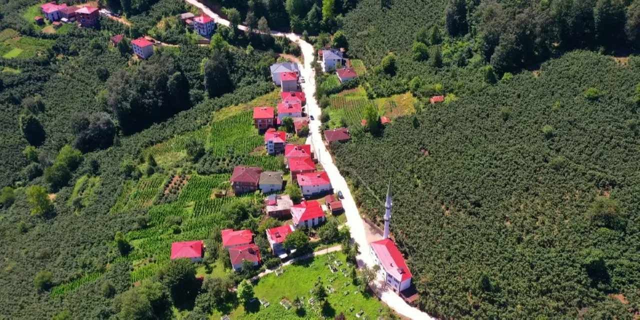 Köy yollarına beton destek