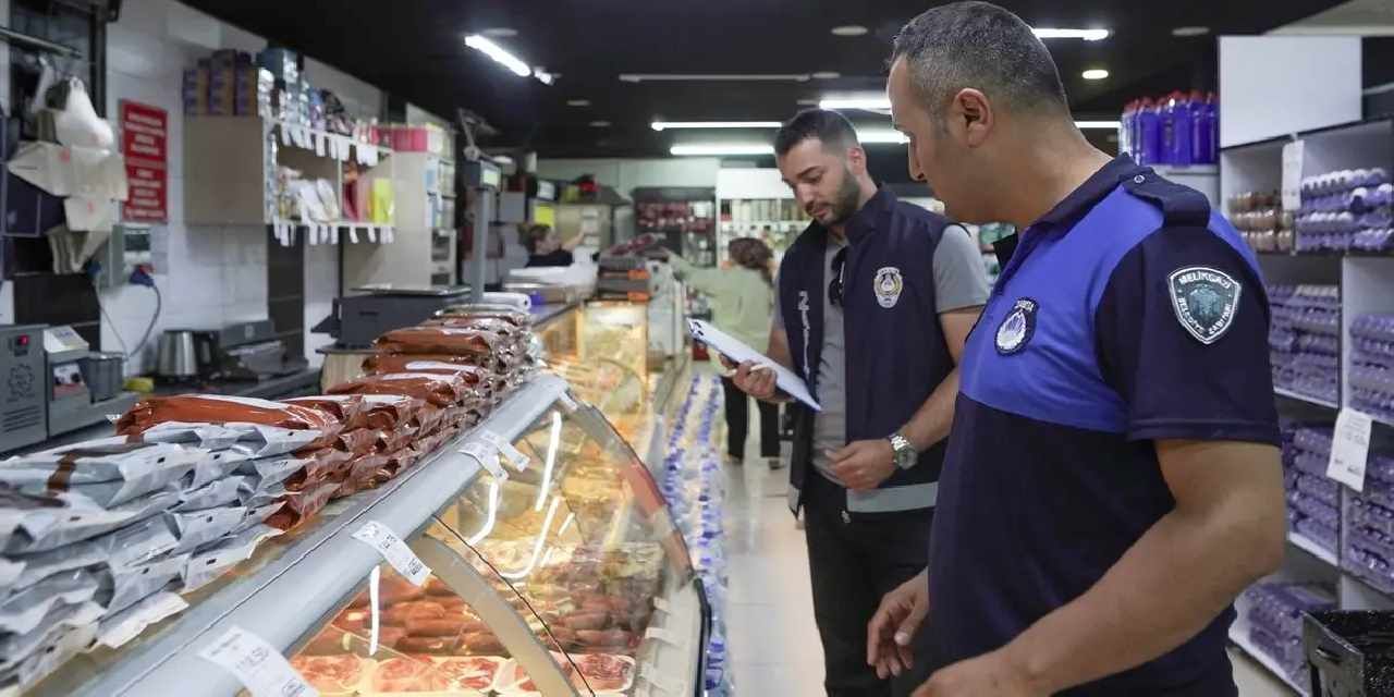 Kayseri Melikgazi zabıtasından sıkı denetim