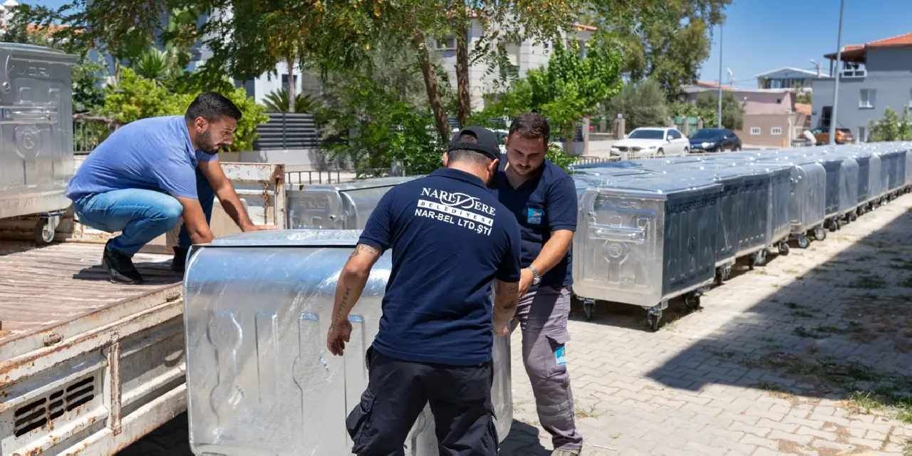İzmir Narlıdere'ye 200 yeni çöp konteyniri