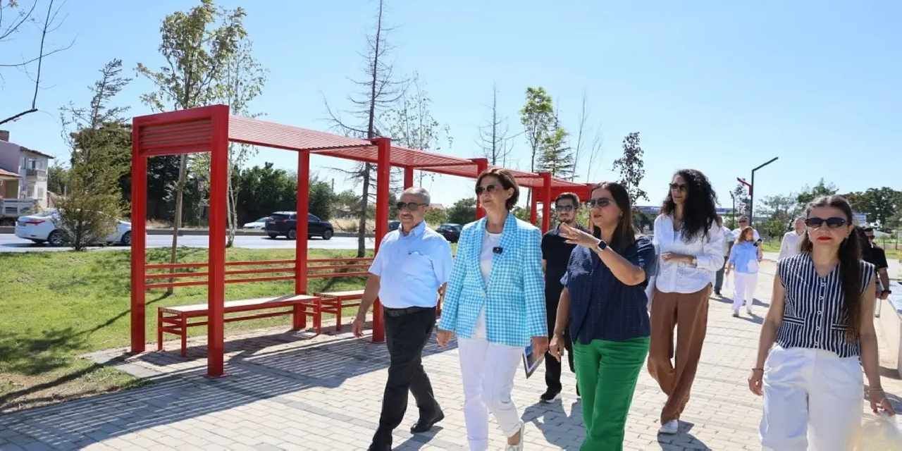 Eskişehir Gündoğdu'da yeşil alan çalışması