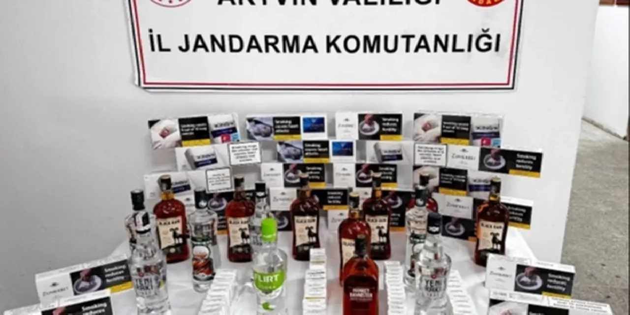 Artvin'de kaçakçılıkla mücadelede 10 gözaltı!