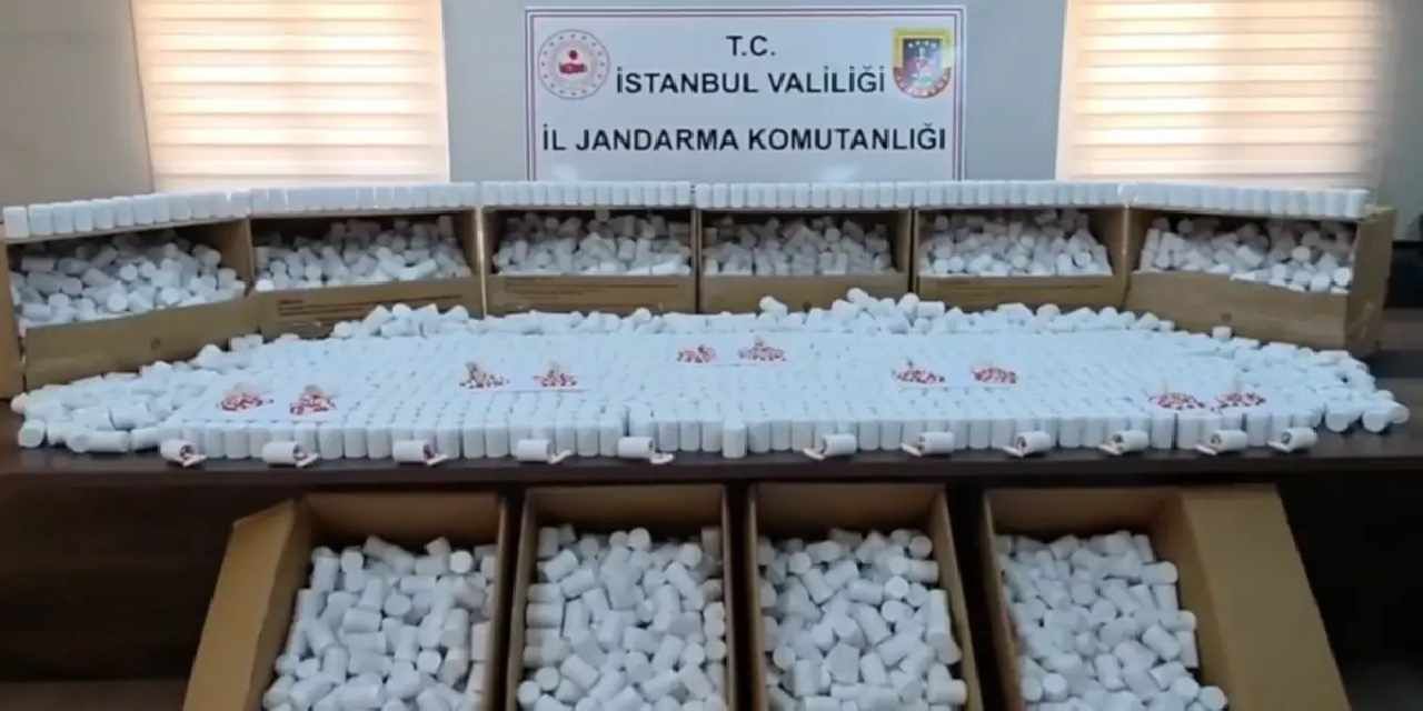 İstanbul'da 257 bin 850 uyuşturucu hap ele geçirildi