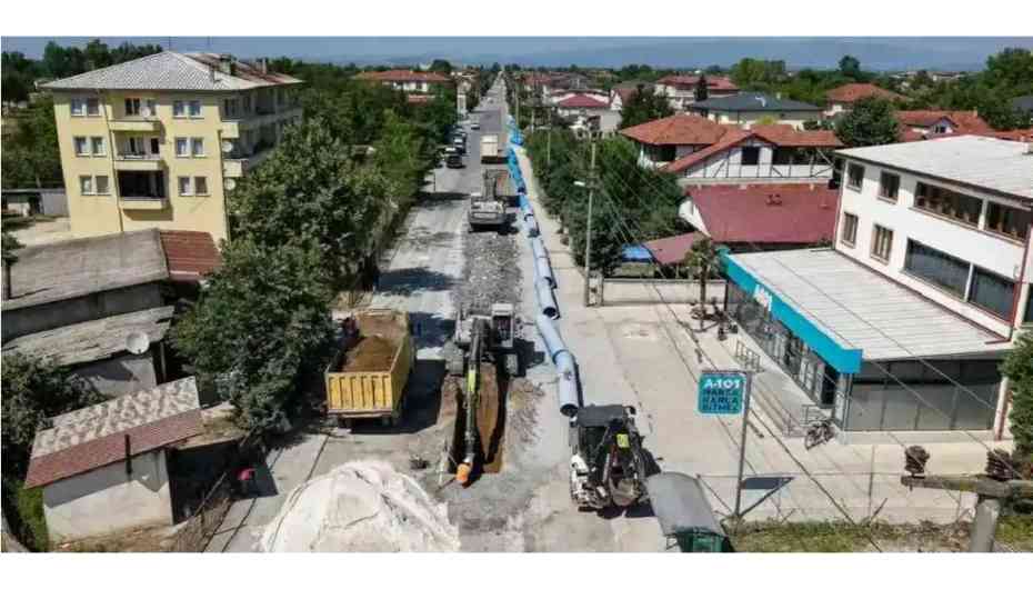 Sakarya Akyazı’da altyapı hattı için saha çalışmaları başladı