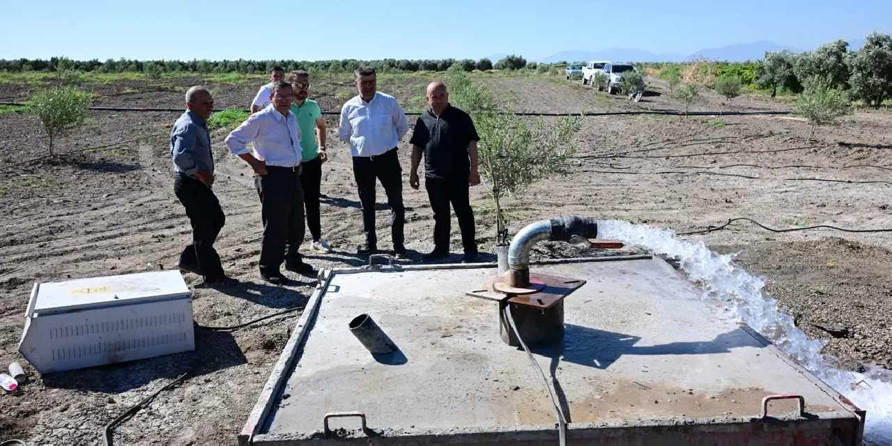 Manisa Saruhanlı’ya Büyükşehir’den tarımsal destek