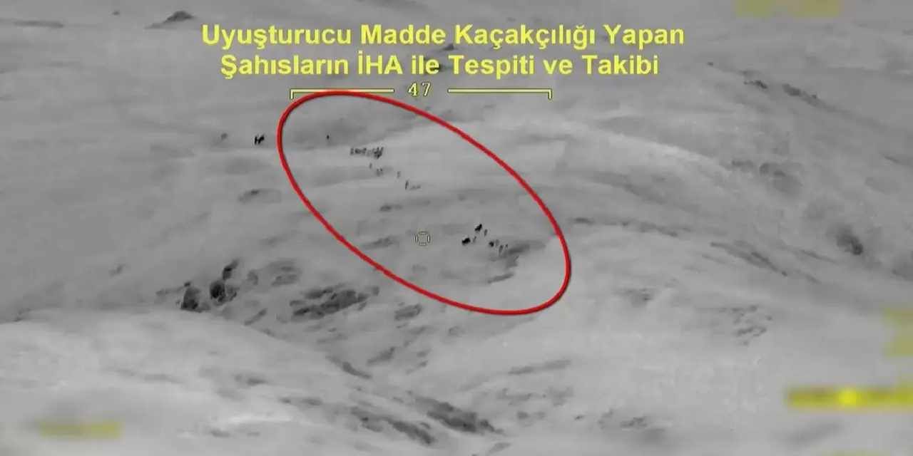Hakkari'de JİHA destekli operasyonda 253 kilo esrar ele geçirildi