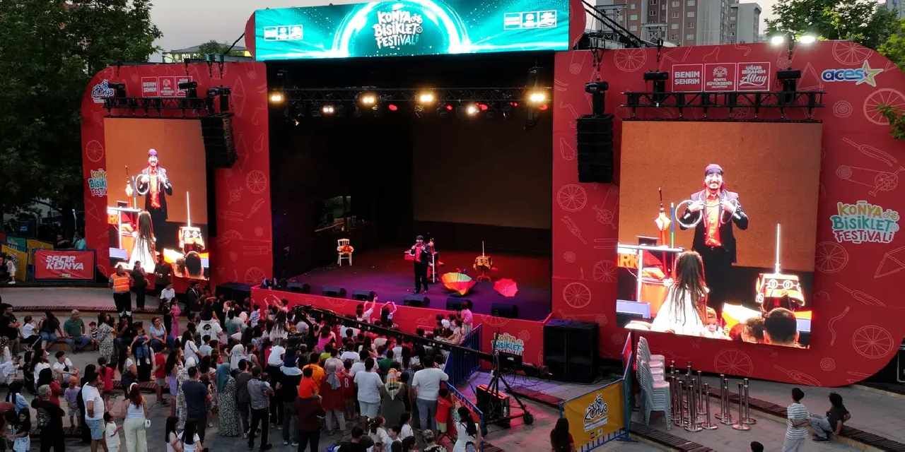 Konya Bisiklet Festivali’nin açılışı coşkuyla gerçekleşti