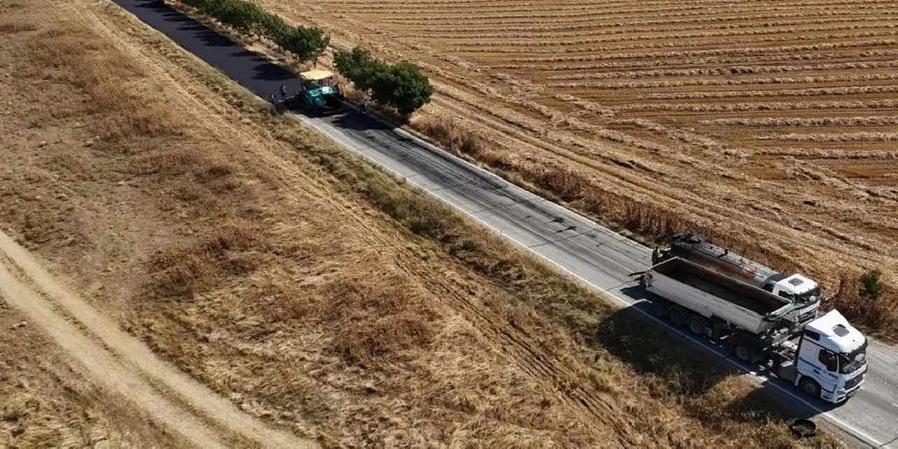 Tekirdağ'da kırsal yollara neşter