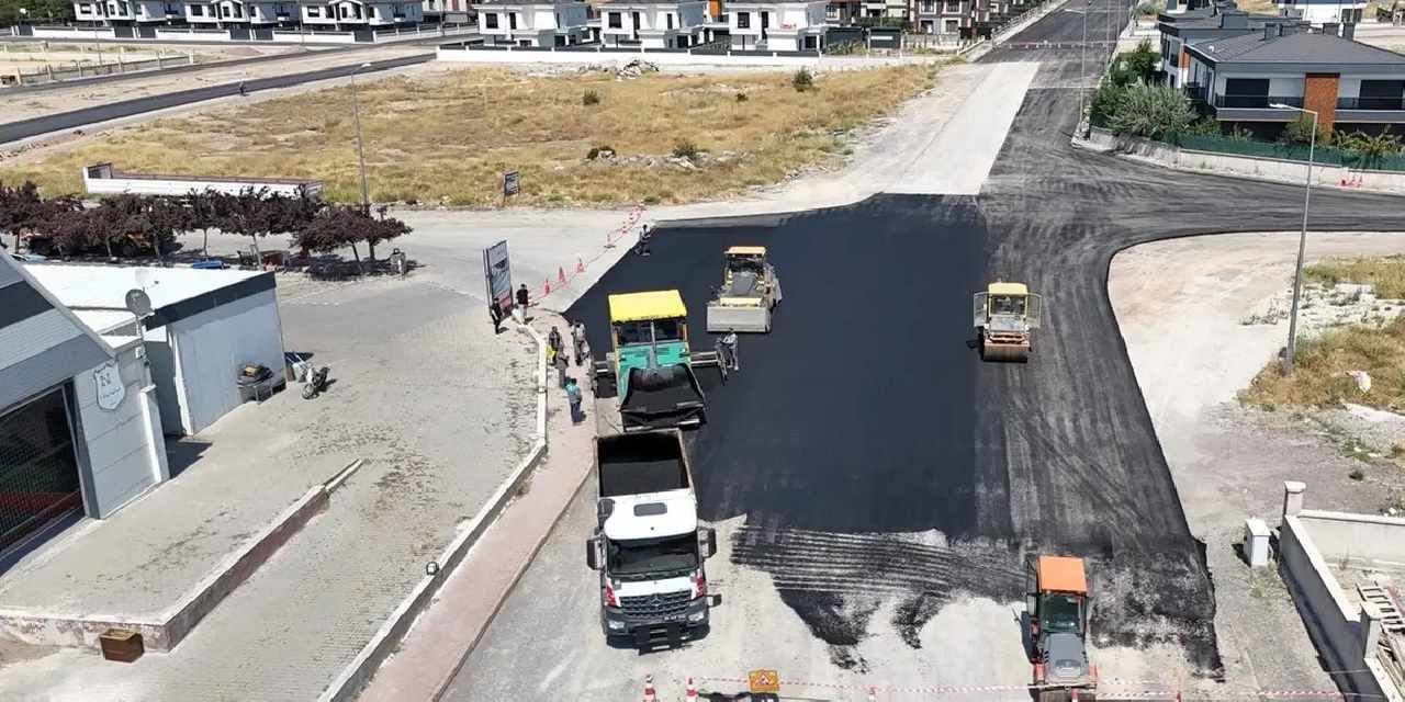 Kayseri Melikgazi'de yeni yollarla konforlu ulaşım
