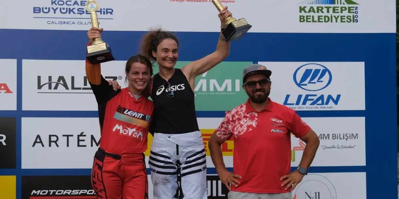 Kocaeli'de Süper Enduro’da kupalar sahiplerini buldu