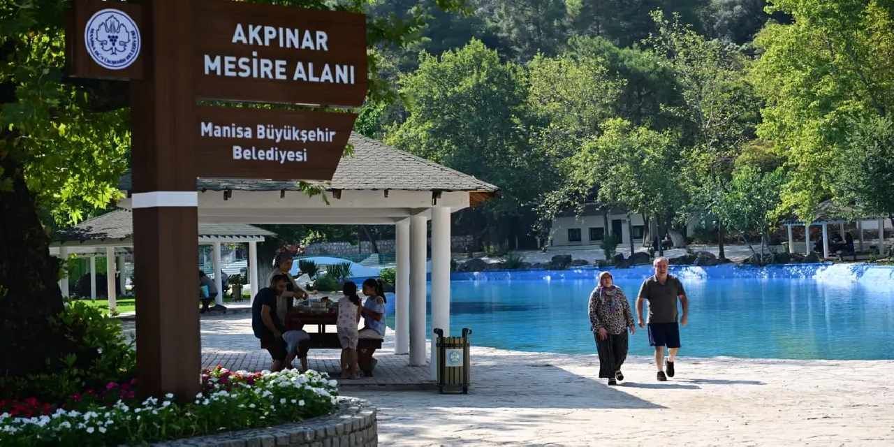 Manisalıların Akpınar Mesire Alanı özlemi sona erdi