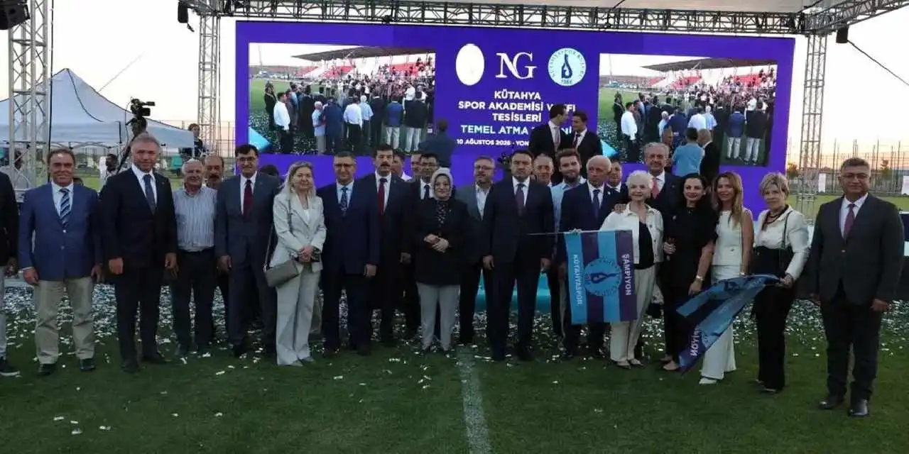 Kütahya Spor Akademisi Vakfı Tesisleri için temel atıldı