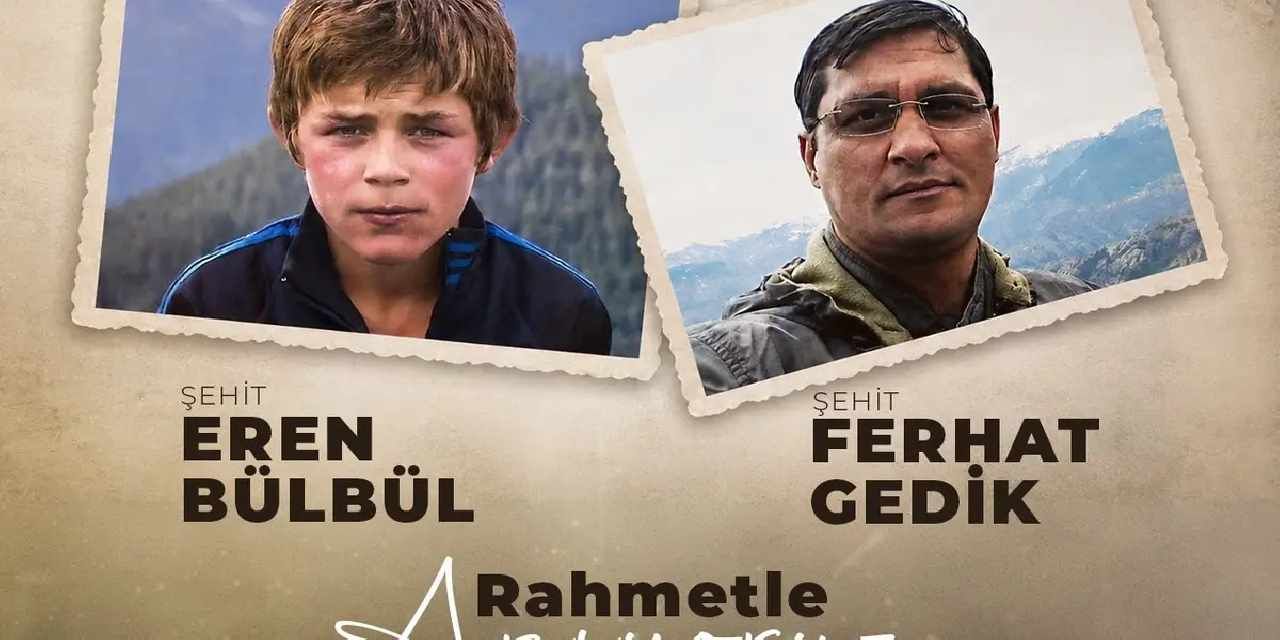 İçişleri, Eren Bülbül ve Ferhat Gedik şehadetlerinin 9. yılında unutmadı