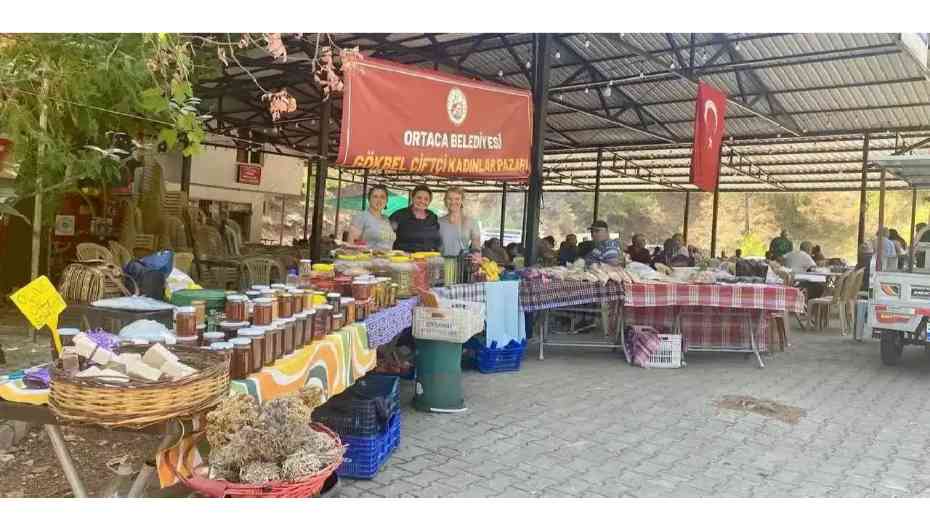 Muğla Ortaca’da Üretici Kadın Pazarı ilk kez kuruldu