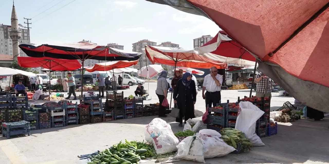 Kayseri Melikgazi'de 'Üretici Pazar'ları yüz güldürüyor