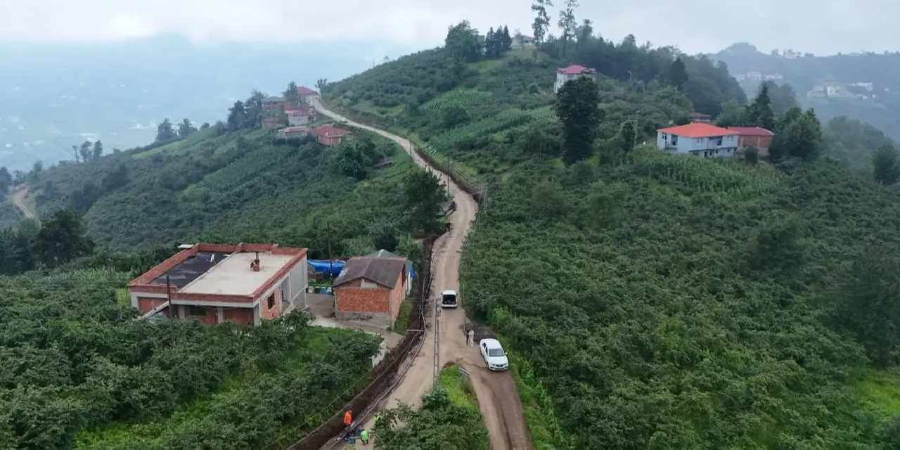Trabzon Vakfıkebir’de 11 mahalleye içme suyu yatırımı