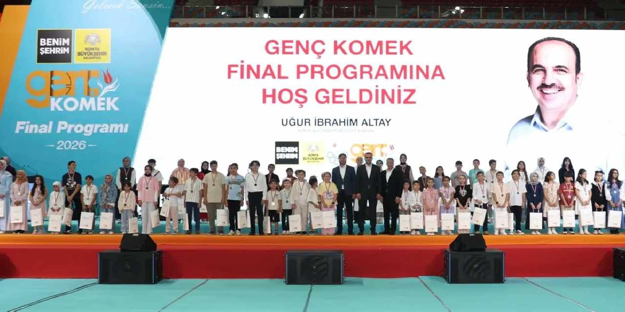 Konya'da Genç KOMEK Yaz Okulu’na muhteşem kapanış