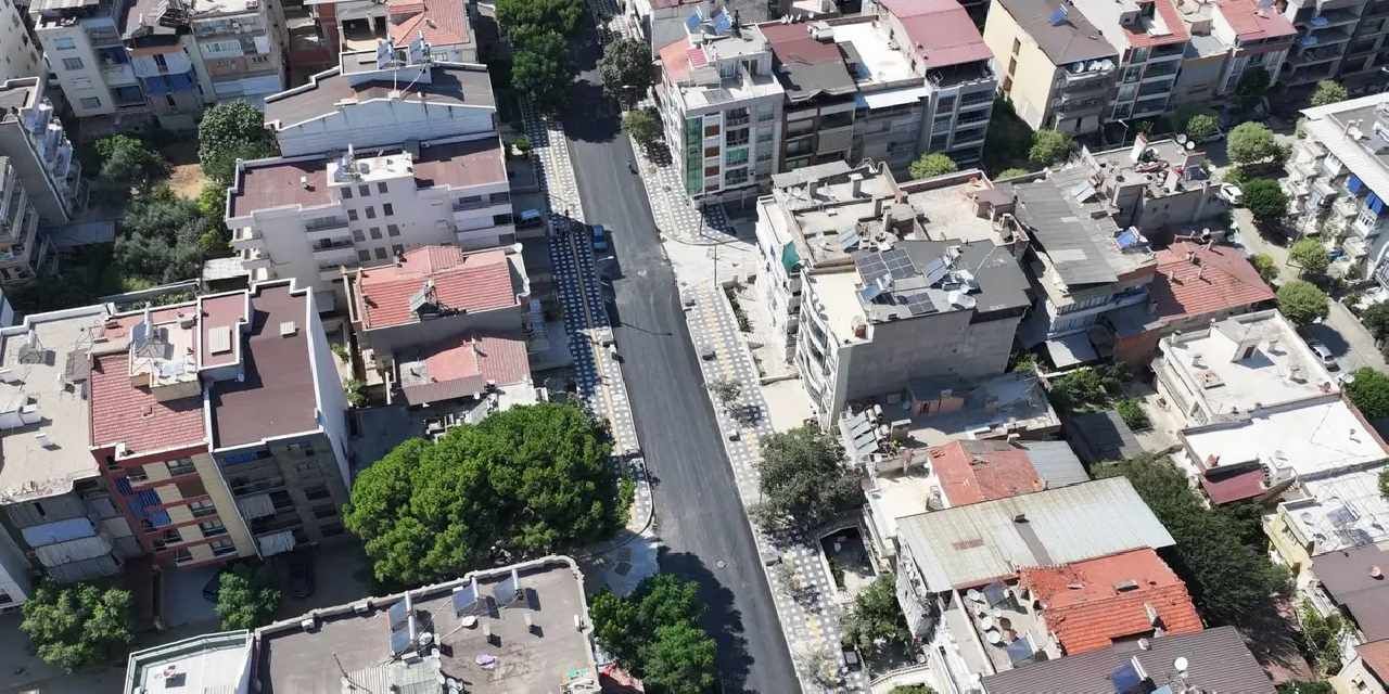 Salihli’nin Şüheda Caddesi sil baştan yenileniyor