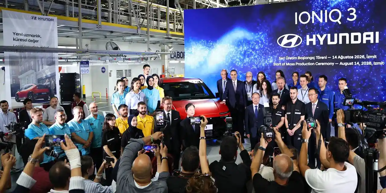 Hyundai Türkiye, ilk elektrikli aracı IONIQ 3’ün üretimine başladı