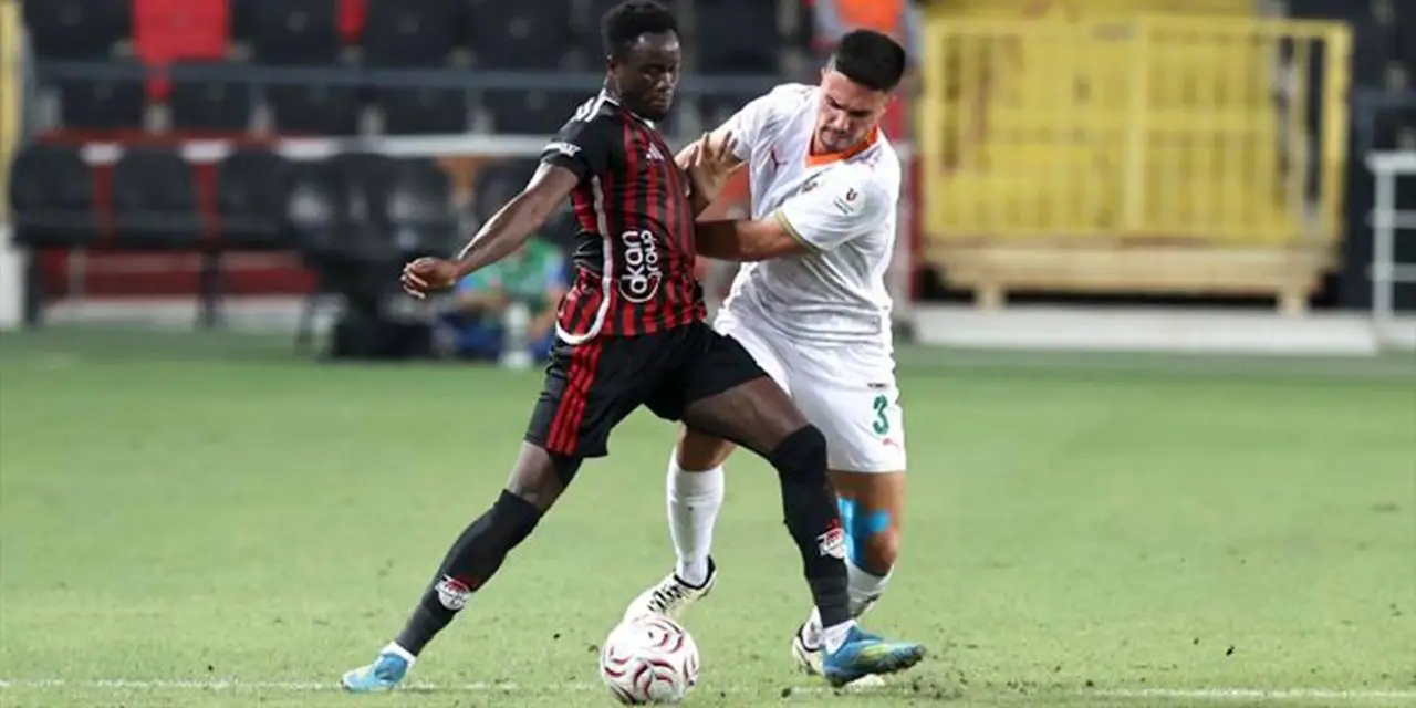 Gaziantep FK 1-1 Corendon Alanyaspor (Maç Sonucu)