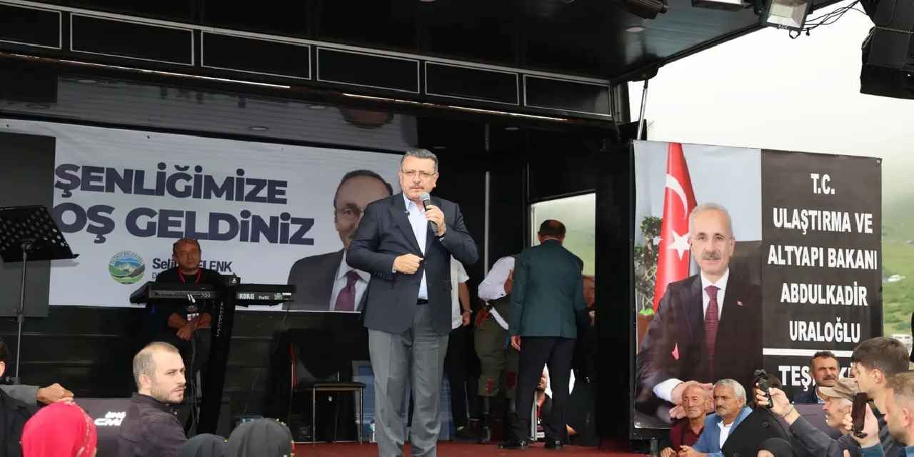 Başkan Genç, Honefter Yayla Şenliği’nde vatandaşlarla buluştu