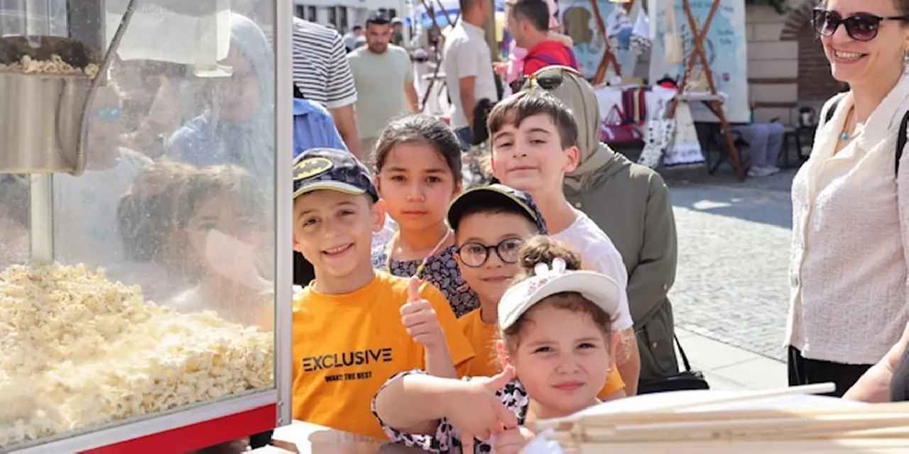 Kütahya Germiyan Sokak çocuklarla şenlendi