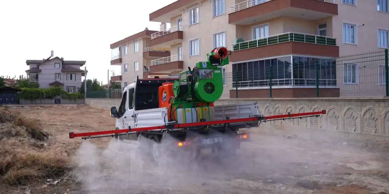 Konya Karatay'da haşereyle mücadele genişliyor