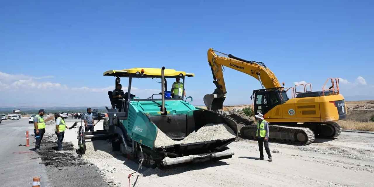 Malatya’da Yaka bağlantı yolu tamamlanıyor