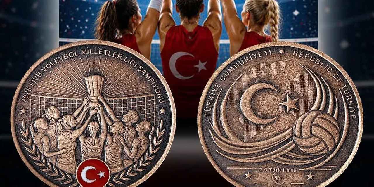 Voleybol Milletler Ligi şampiyonluğu için hatıra para satışa çıkıyor