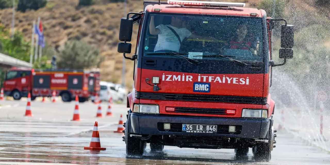 İtfaiyecilere zorlu eğitim!