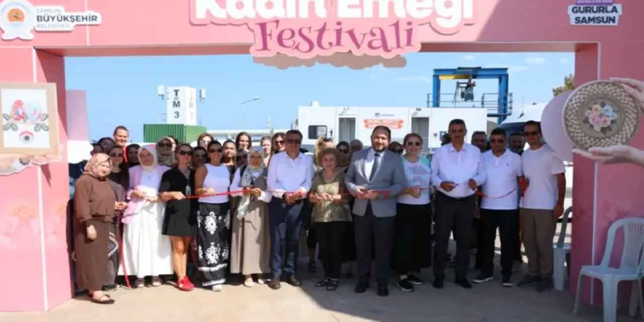 Samsun'da Kadın Emeği Festivali başladı