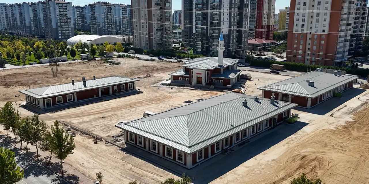 Selçuklu Yazır Mahalle Külliyesi'nde son rötuşlar