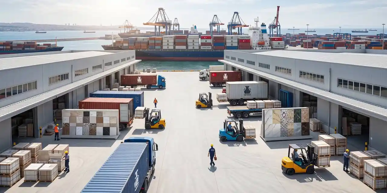 Seramik sektörü ilk yarıda ihracata katkıda liderliğini korudu