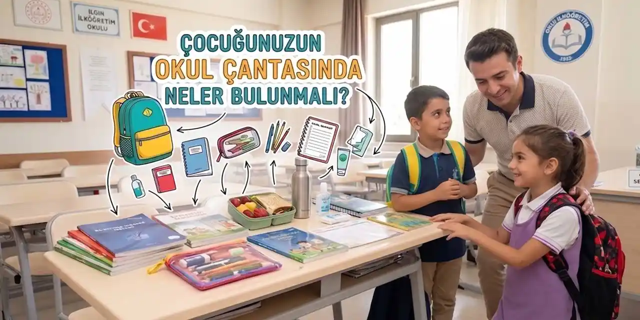 Çocuğunuzun okul çantasında neler bulunmalı? İşte detaylar..