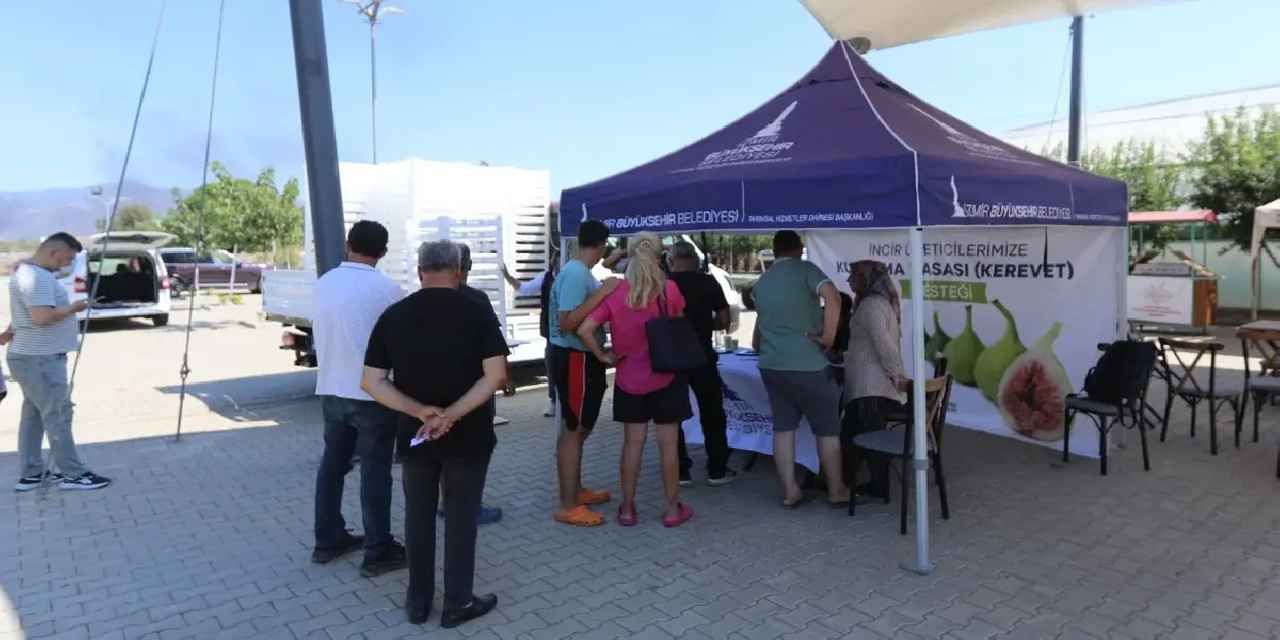 İzmir'de Efes Selçuklu incir üreticisine destek