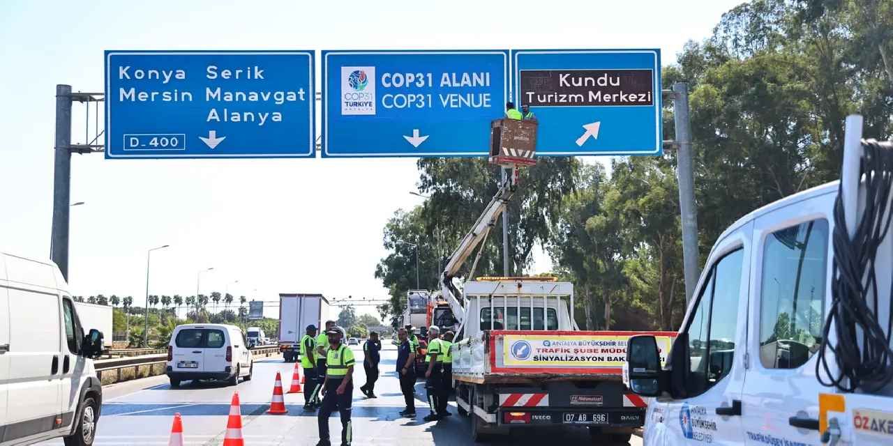 Antalya’nın yolları COP31 İklim Zirvesi’ne hazırlanıyor