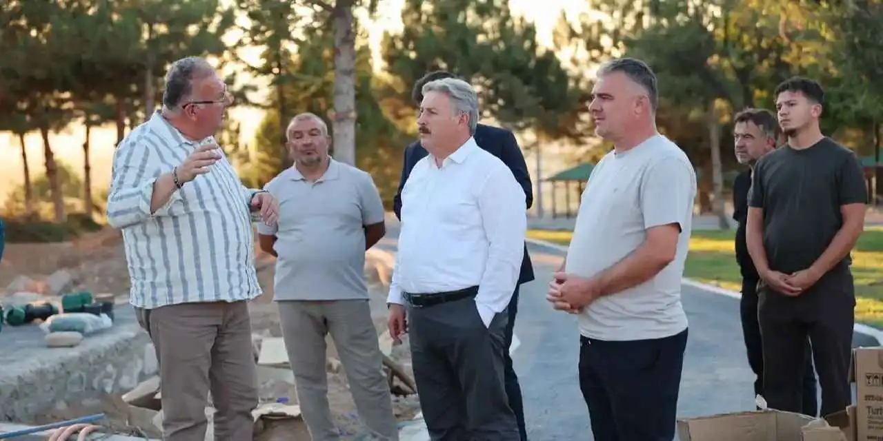 Kayseri Melikgazi'de Gesi mesire alanı yeni yüzüyle geliyor