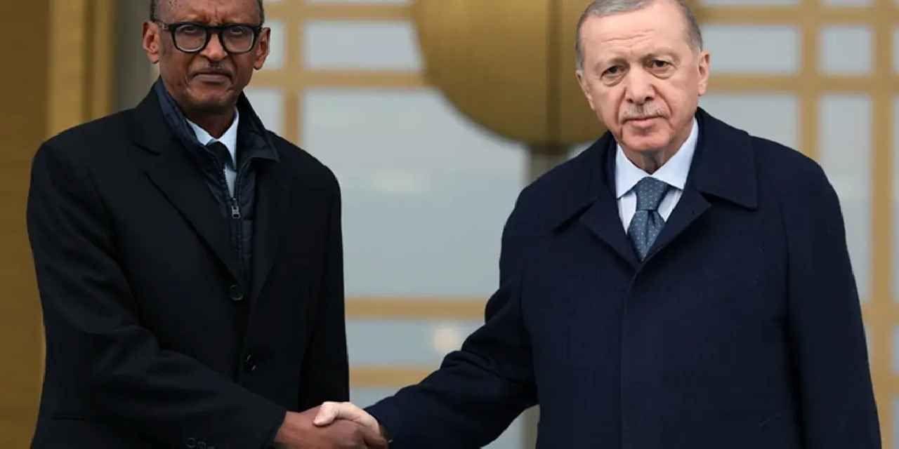 Cumhurbaşkanı Erdoğan ile Kagame ile görüştü