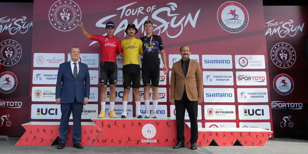 Uluslararası Tour of Samsun Bisiklet Yarışı’na Türk sporcularımız damga vurdu